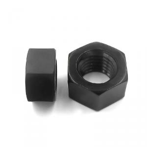 metric nylon black hexagon nut 