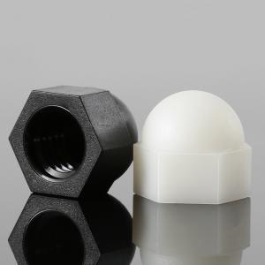 metric nylon black hexagon cap nut 