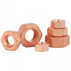 metric pure copper hexagon nut 