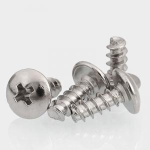 metric SS304 stainless steel cross truss head cut tail tapping screw 