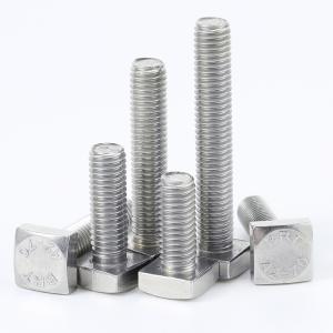 metric SS304 stainless steel external square-head bolt 