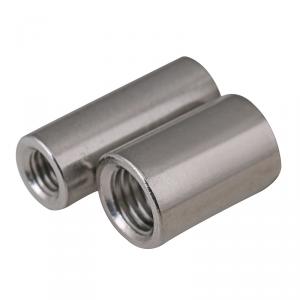 metric SS304 stainless steel cylindrical coupling nut 