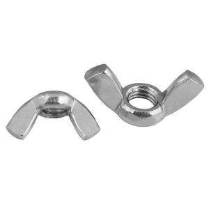 metric SS304 stainless steel wing nut 