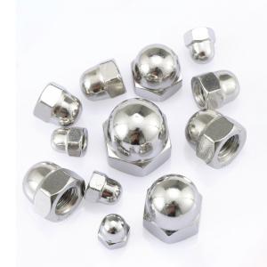 metric SS304 stainless steel hexagon cap nut 