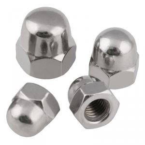 metric SS304 stainless steel hexagon cap nut 