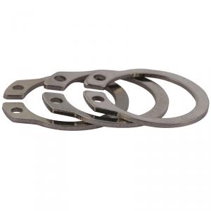 metric SS304 stainless steel E-clip circlip with hole 