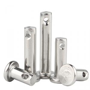 metric SS304 stainless steel pin shaft with holes-split pin combination 