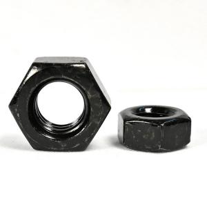 metric SS304 stainless steel black hexagon nut 